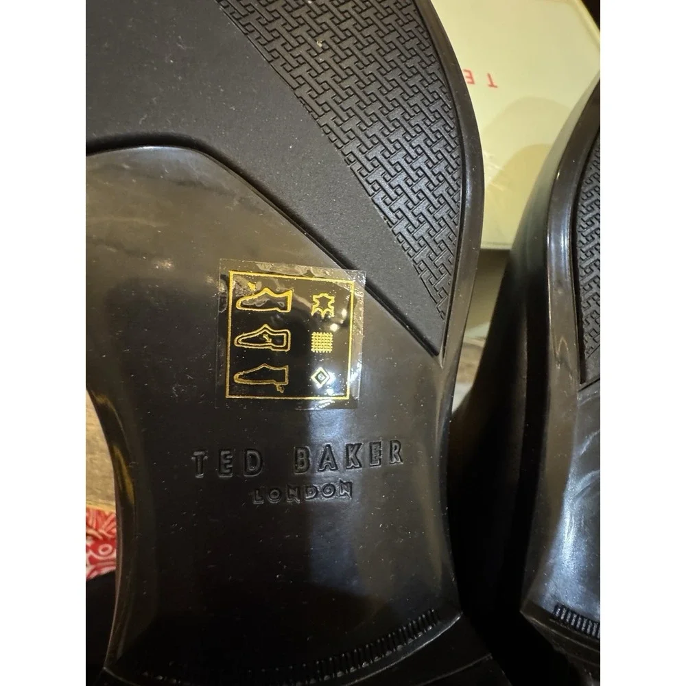 Ted Baker London Norwich-001 Chelsea Boots‎ Black Leather Men's Size 9.5